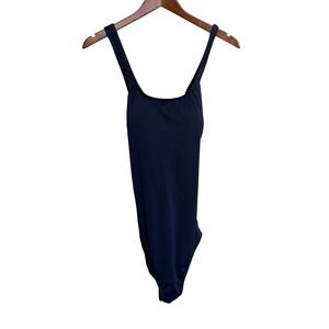 Swimsuits For All Navy Blue Cross Back One Piece Swimsuit Size 20